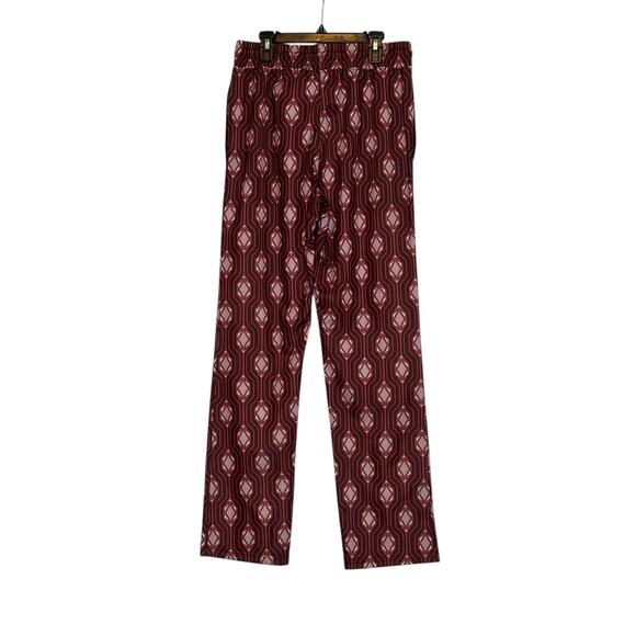 INC International Concepts Men's Port Red Geometric Print Pants size XS - Picture 7 of 9